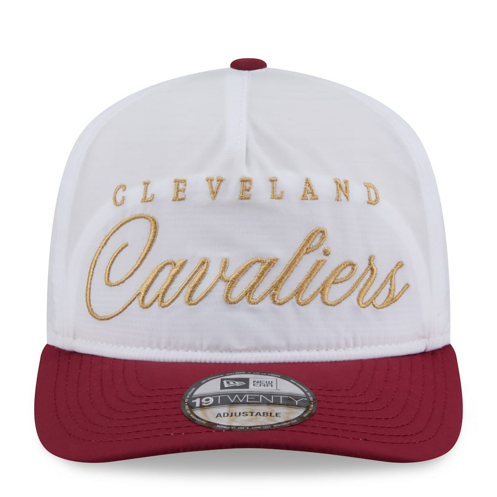 White/Wine Cleveland Cavaliers 2025 NBA Draft On-Stage Nylon 19TWENTY Adjustable Hat sale | NBA