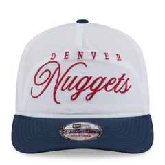 White/Navy Denver Nuggets 2025 NBA Draft On-Stage Nylon 19TWENTY Adjustable Hat sale | NBA