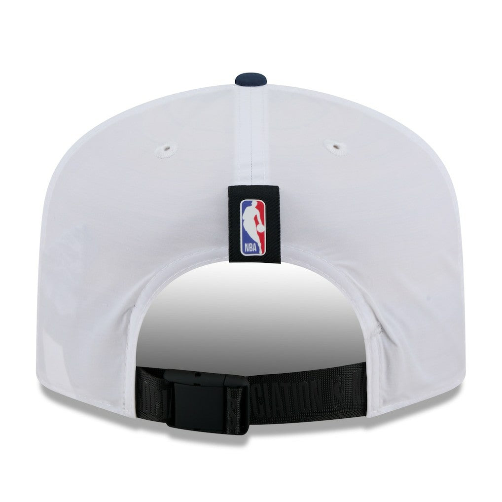 White/Navy Denver Nuggets 2025 NBA Draft On-Stage Nylon 19TWENTY Adjustable Hat sale | NBA
