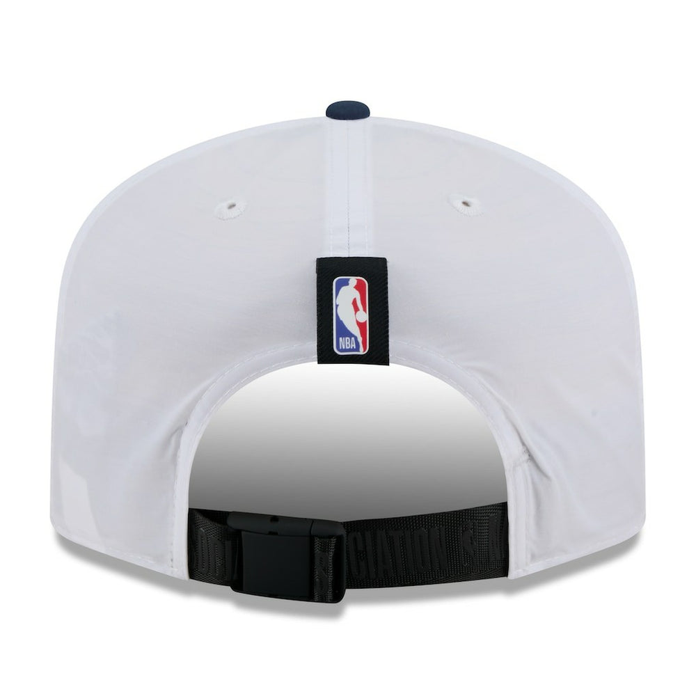 White/Navy Denver Nuggets 2025 NBA Draft On-Stage Nylon 19TWENTY Adjustable Hat sale | NBA