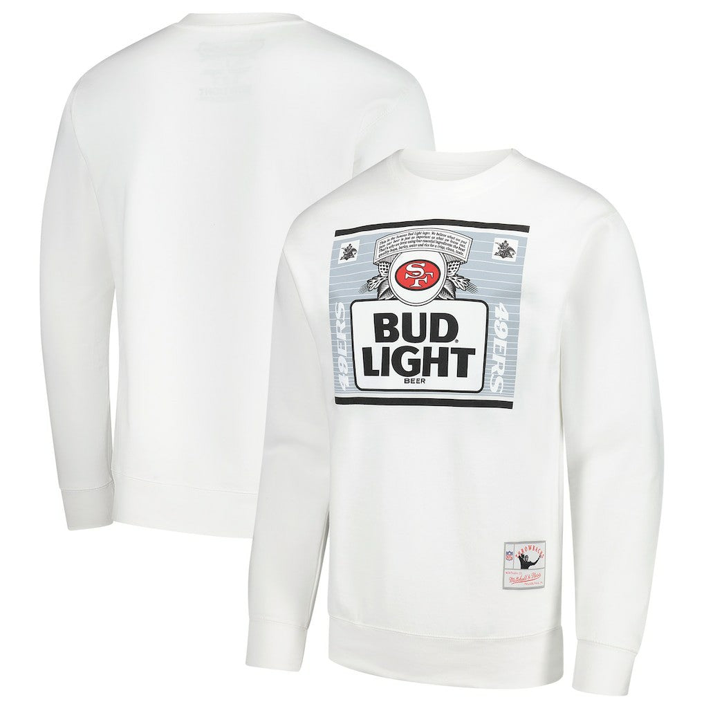 San Francisco 49ers x Bud Light The Crest Pullover Sweatshirt | NFL Hot