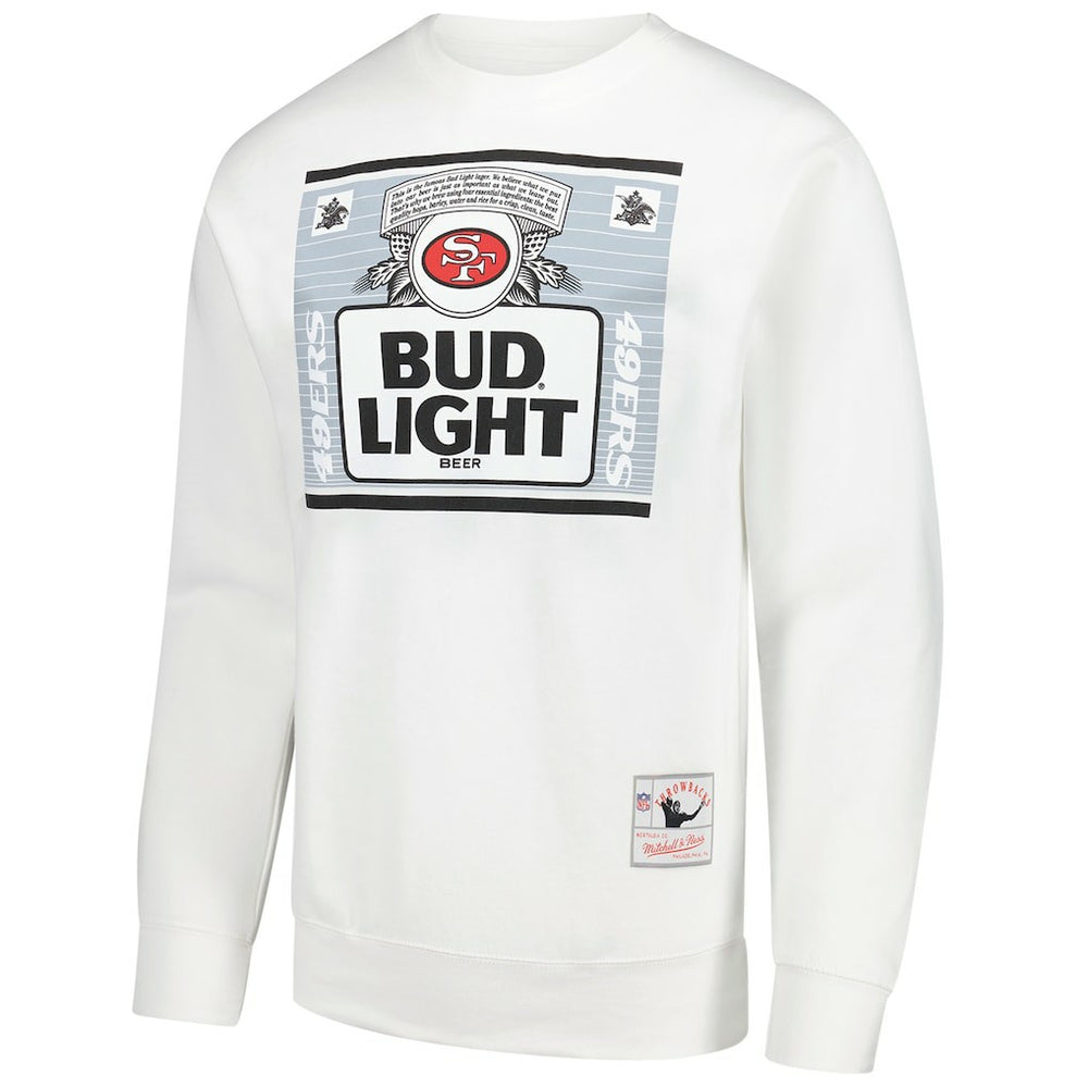 San Francisco 49ers x Bud Light The Crest Pullover Sweatshirt | NFL Hot