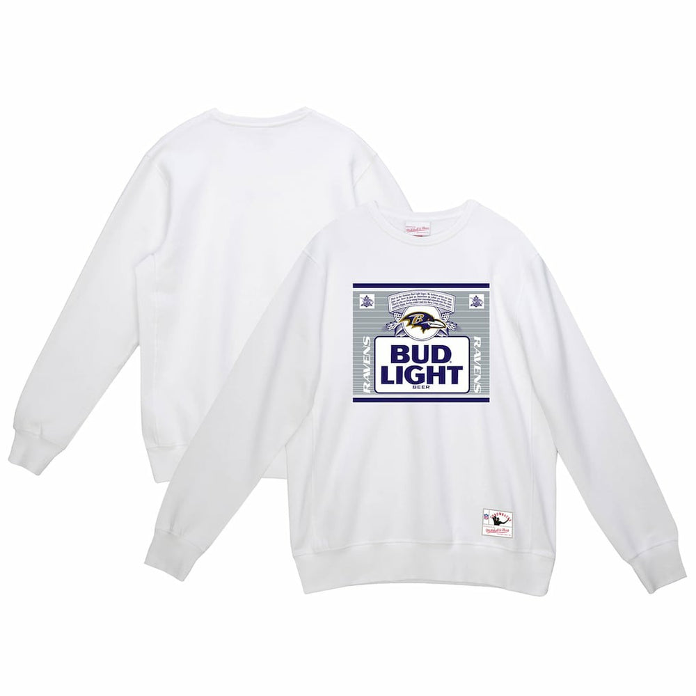 Baltimore Ravens x Bud Light The Crest Pullover Sweatshirt | NFL Outlet