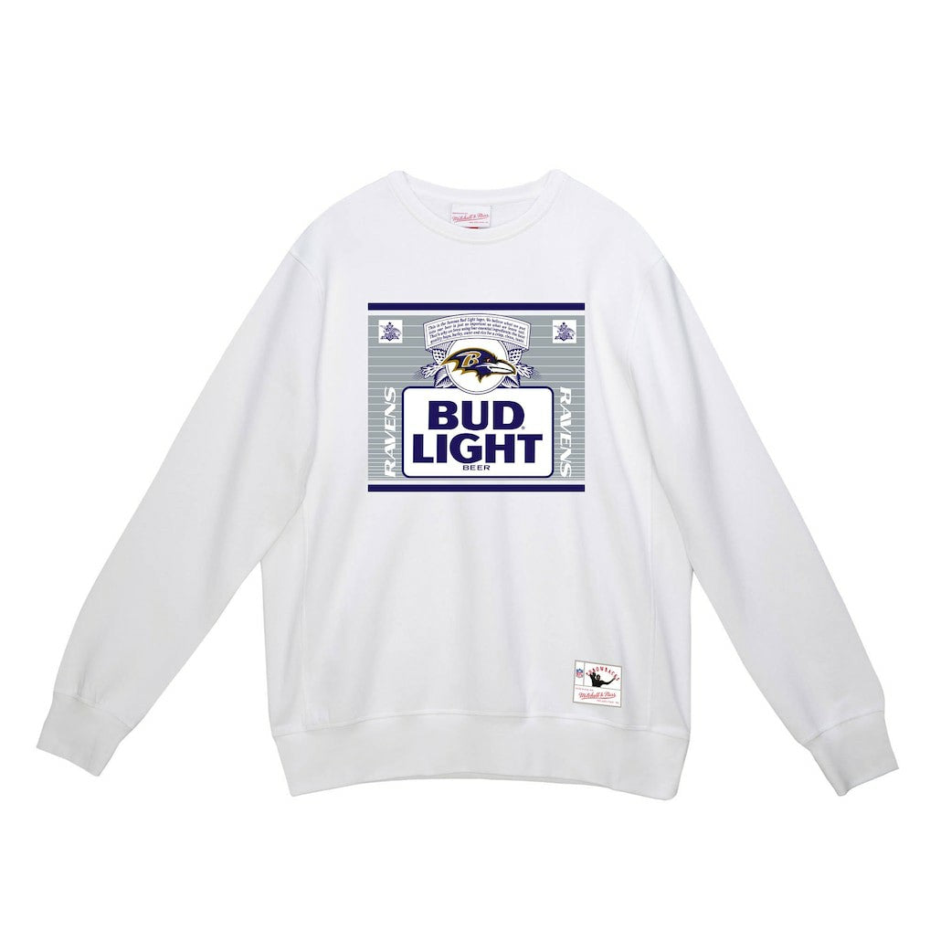Baltimore Ravens x Bud Light The Crest Pullover Sweatshirt | NFL Outlet