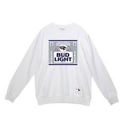 Baltimore Ravens x Bud Light The Crest Pullover Sweatshirt | NFL Outlet