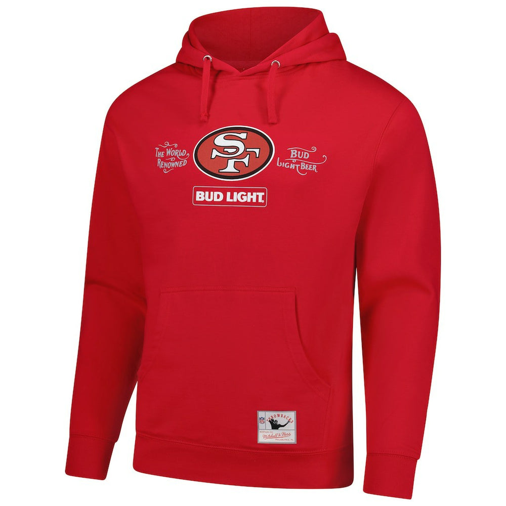 San Francisco 49ers NFL x Bud Light Vintage Pullover Hoodie | NFL Outlet