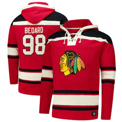 Connor Bedard Chicago Blackhawks '47 Big & Tall Lace-up Pullover Hoodie -  NHL Hoodies