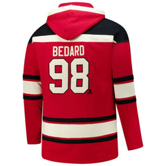 Connor Bedard Chicago Blackhawks '47 Big & Tall Lace-up Pullover Hoodie -  NHL Hoodies