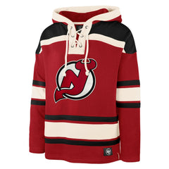 Jack Hughes New Jersey Devils '47 Big & Tall Lace-up Pullover Hoodie -  NHL Jerseys