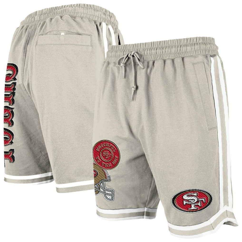 San Francisco 49ers Stone Multi Patch Shorts | NFL New