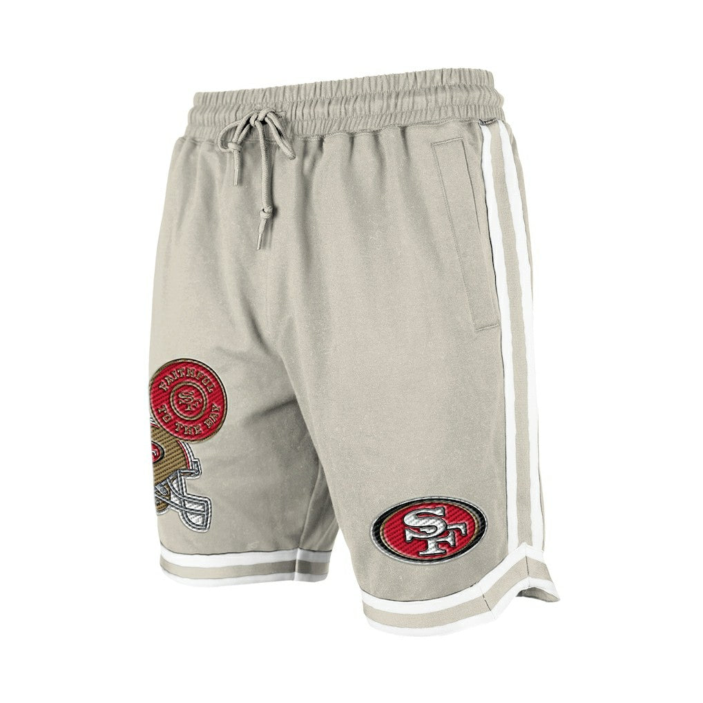 San Francisco 49ers Stone Multi Patch Shorts | NFL New