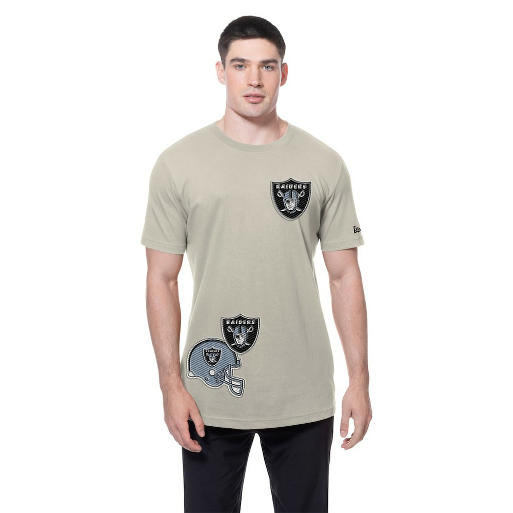 Las Vegas Raiders Multi Patch T-Shirt | NFL Discount
