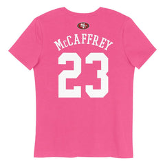 San Francisco 49ers Christian McCaffrey  Girls Youth Player Name & Number T-Shirt | NFL Outlet