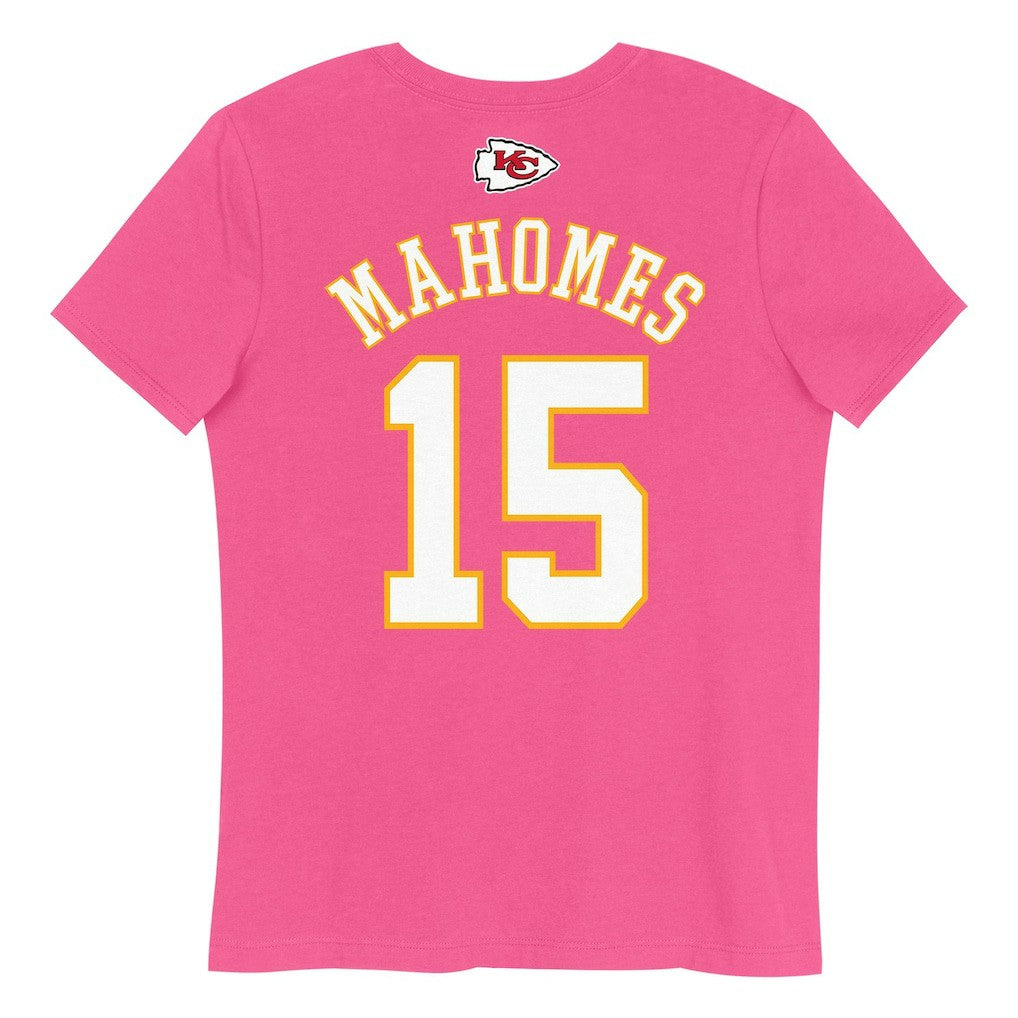 Kansas City Chiefs Patrick Mahomes  Girls Youth Player Name & Number T-Shirt | NFL New