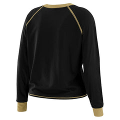 New Orleans Saints WEAR by Erin Andrews Women's Plus Size Tie-Front Long Sleeve Top | NFL Sale