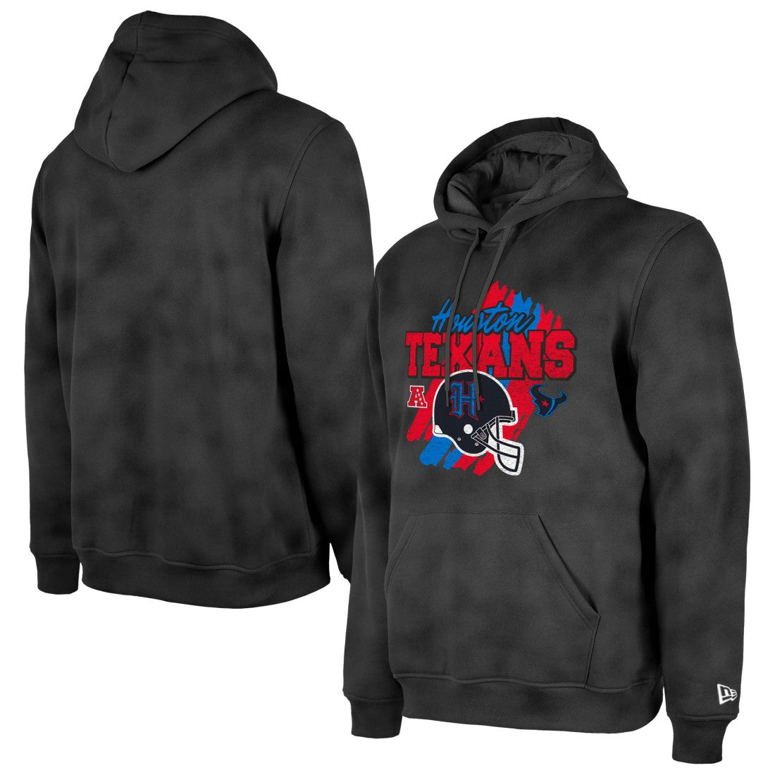 Houston Texans Identity Helmet Enzyme Washed Pullover Hoodie | NFL Near me