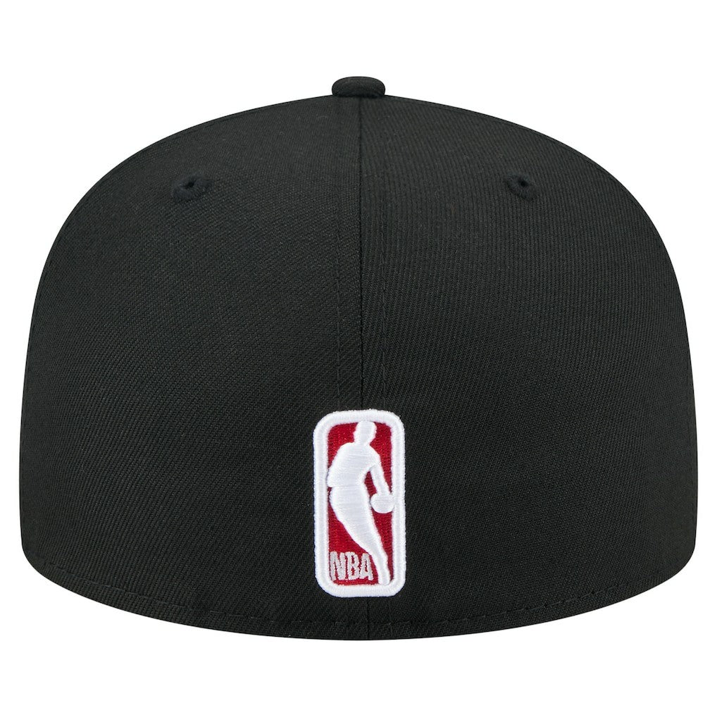 Black Chicago Bulls State Stitch 59FIFTY Fitted Hat | NBA