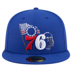 Royal Philadelphia 76ers State Stitch 59FIFTY Fitted Hat | NBA