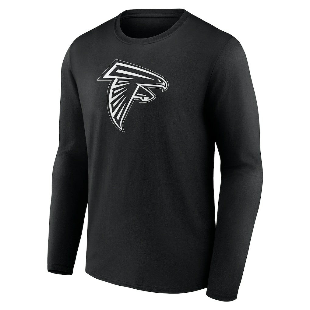 Atlanta Falcons Personalized Name & Number Monochrome Long Sleeve T-Shirt | NFL Sale