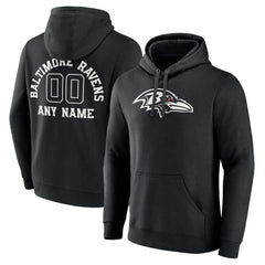 Baltimore Ravens Personalized Name & Number Pullover Hoodie | NFL US