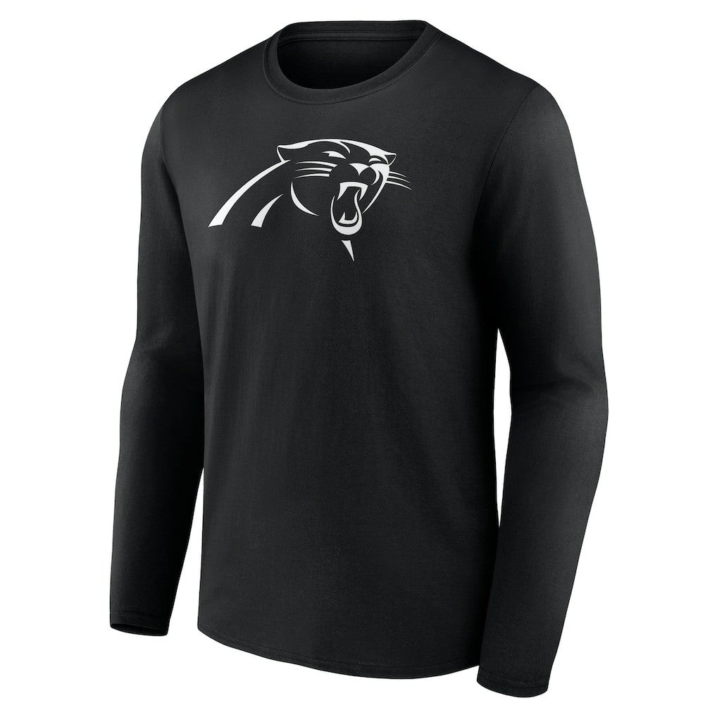 Carolina Panthers Personalized Name & Number Monochrome Long Sleeve T-Shirt | NFL New