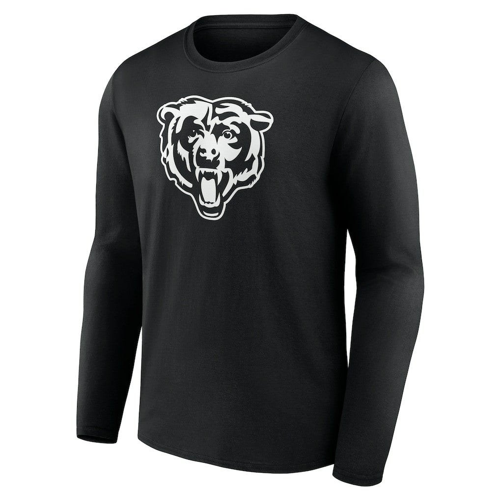 Chicago Bears Personalized Name & Number Monochrome Long Sleeve T-Shirt | NFL Near me