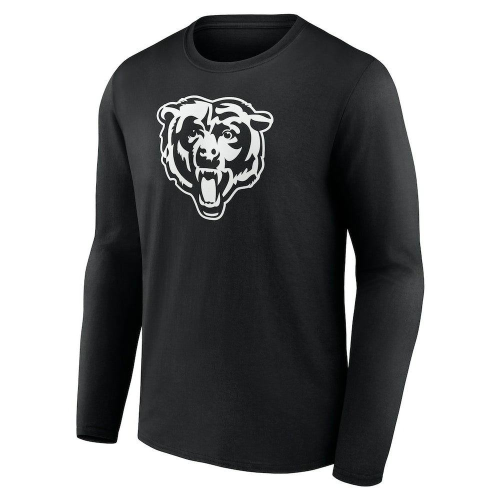 Chicago Bears Personalized Name & Number Monochrome Long Sleeve T-Shirt | NFL Near me