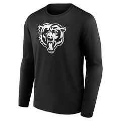 Chicago Bears Personalized Name & Number Monochrome Long Sleeve T-Shirt | NFL Near me
