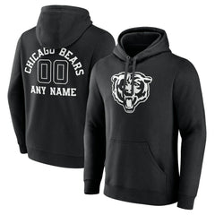 Chicago Bears Personalized Name & Number Pullover Hoodie | NFL Discount