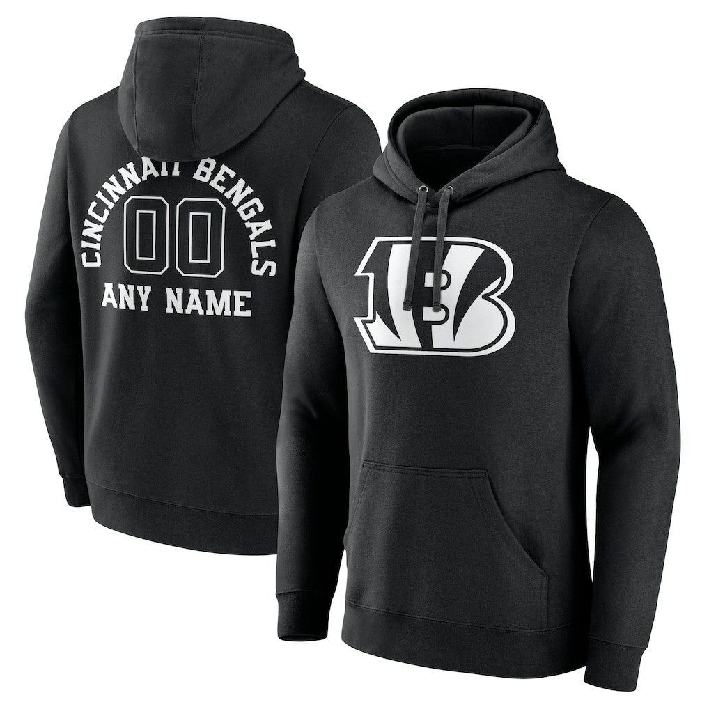 Cincinnati Bengals Personalized Name & Number Pullover Hoodie | NFL Discount