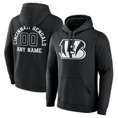 Cincinnati Bengals Personalized Name & Number Pullover Hoodie | NFL Discount