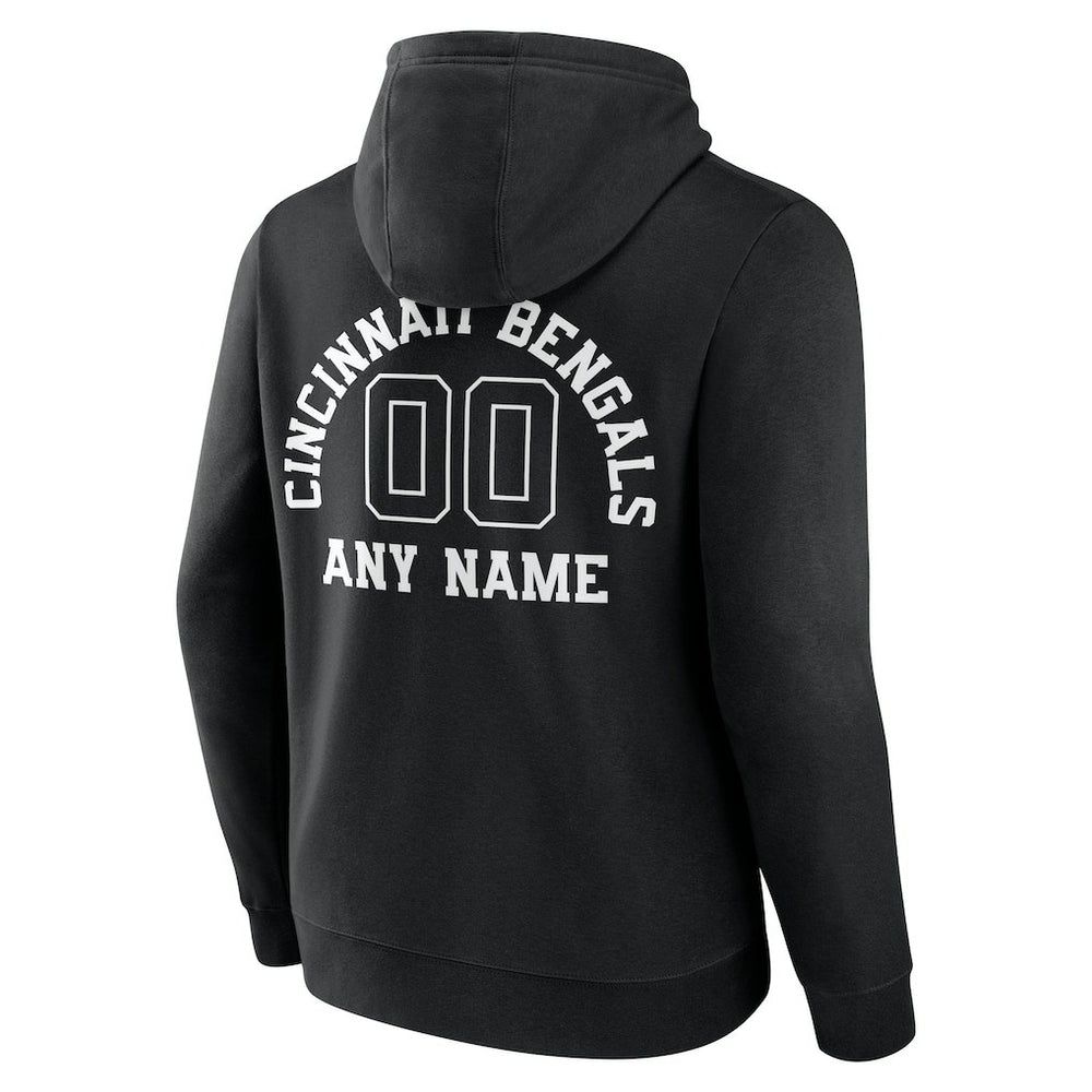 Cincinnati Bengals Personalized Name & Number Pullover Hoodie | NFL Discount