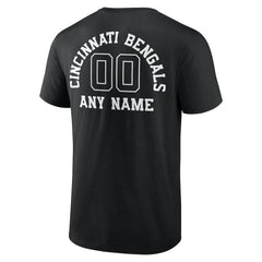 Cincinnati Bengals Personalized Name & Number Monochrome T-Shirt | NFL US