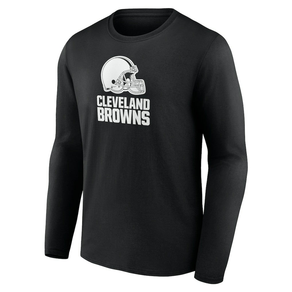 Cleveland Browns Personalized Name & Number Monochrome Long Sleeve T-Shirt | NFL Hot