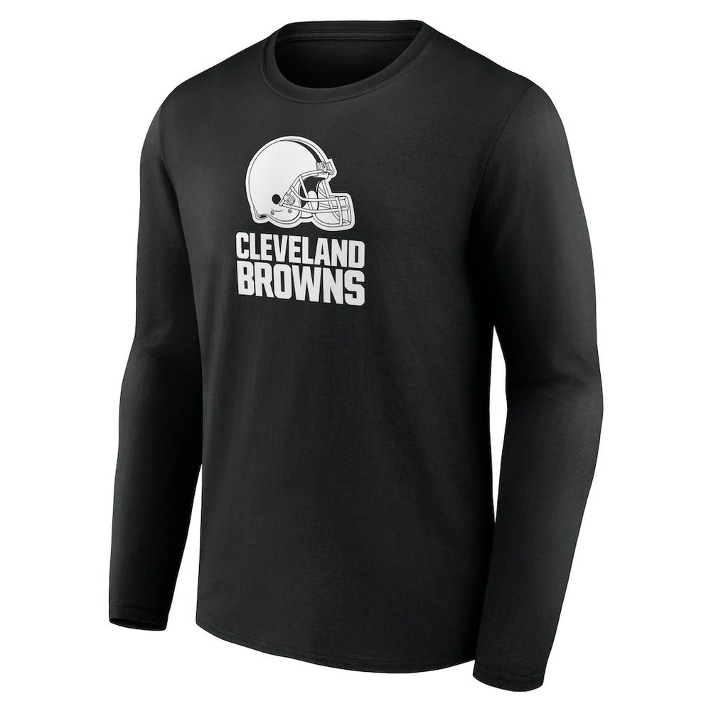 Cleveland Browns Personalized Name & Number Monochrome Long Sleeve T-Shirt | NFL Hot
