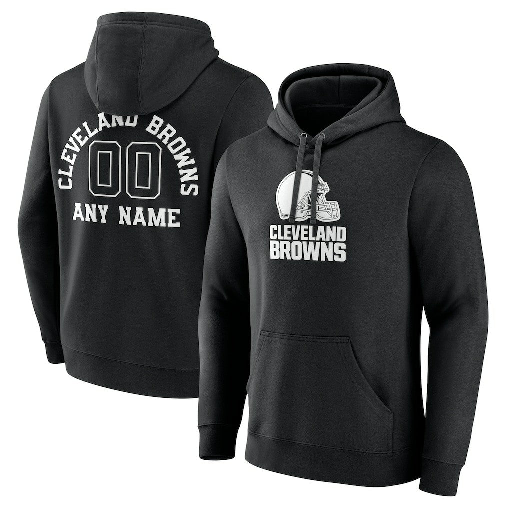 Cleveland Browns Personalized Name & Number Pullover Hoodie | NFL Discount