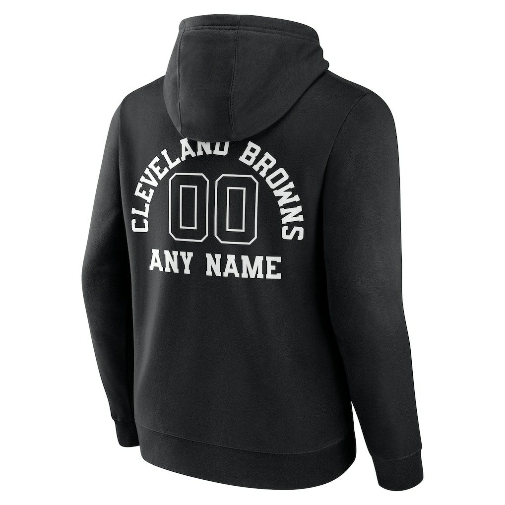 Cleveland Browns Personalized Name & Number Pullover Hoodie | NFL Discount