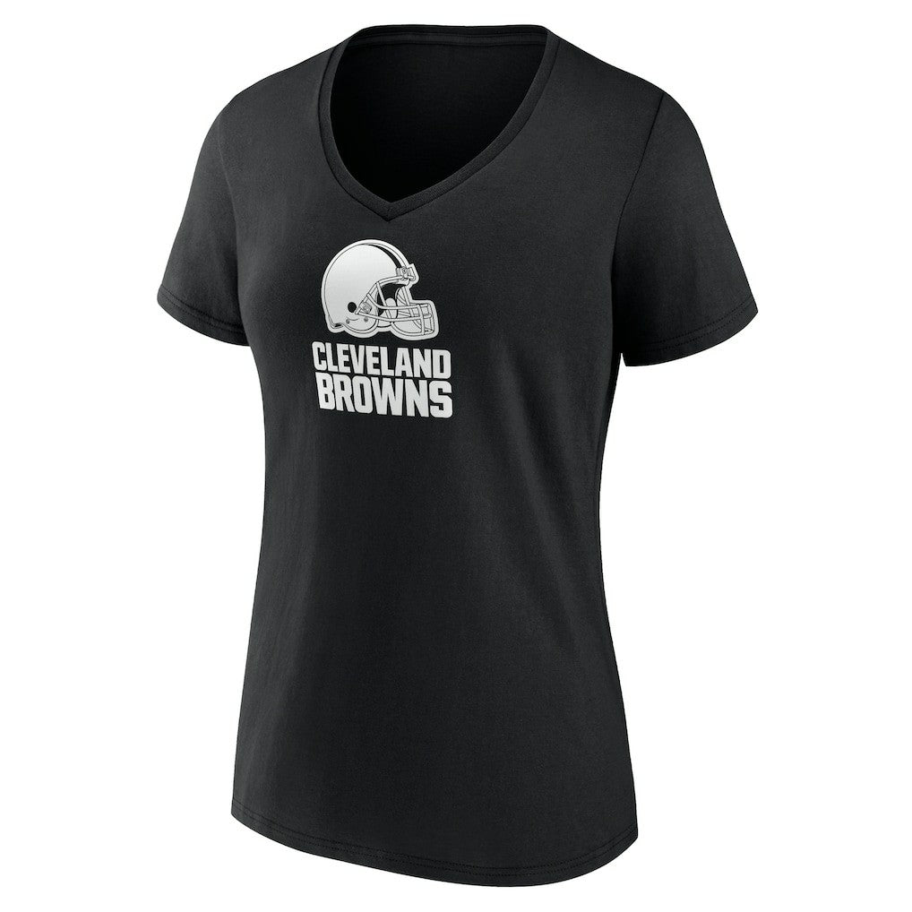 Cleveland Browns Women's Personalized Name & Number Monochrome V-Neck T-Shirt | NFL Near me