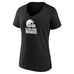 Cleveland Browns Women's Personalized Name & Number Monochrome V-Neck T-Shirt | NFL Near me