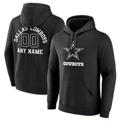Dallas Cowboys Personalized Name & Number Pullover Hoodie | NFL Discount