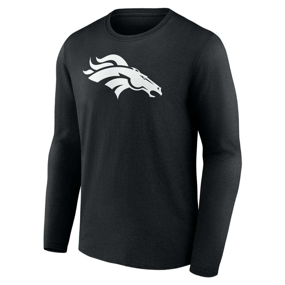 Denver Broncos Personalized Name & Number Monochrome Long Sleeve T-Shirt | NFL US