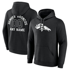 Denver Broncos Personalized Name & Number Pullover Hoodie | NFL Hot