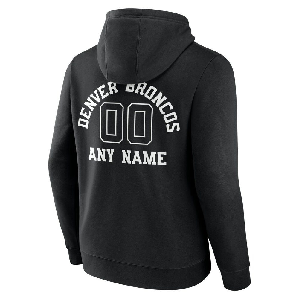 Denver Broncos Personalized Name & Number Pullover Hoodie | NFL Hot