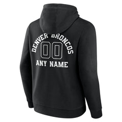 Denver Broncos Personalized Name & Number Pullover Hoodie | NFL Hot