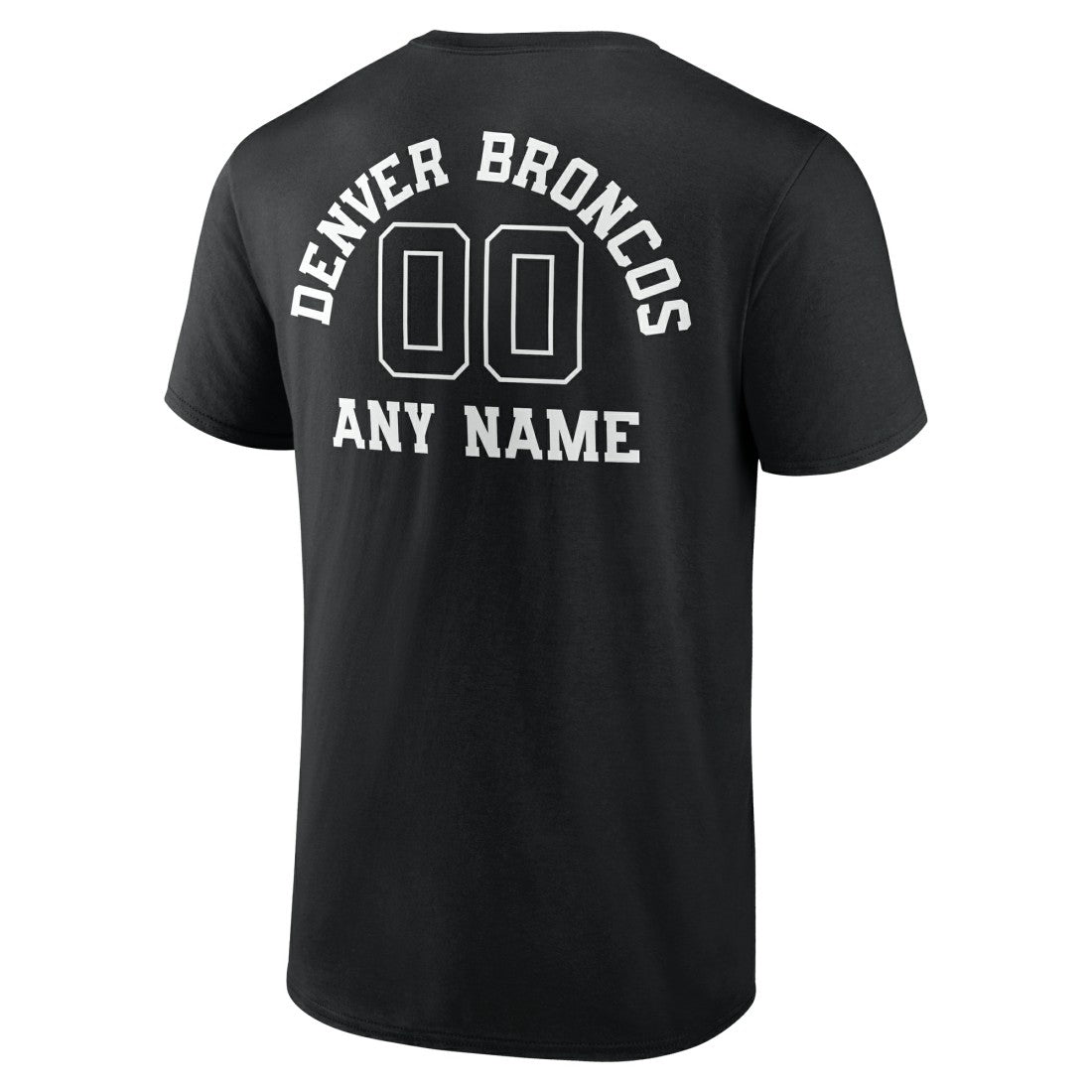 Denver Broncos Personalized Name & Number Monochrome T-Shirt | NFL Hot