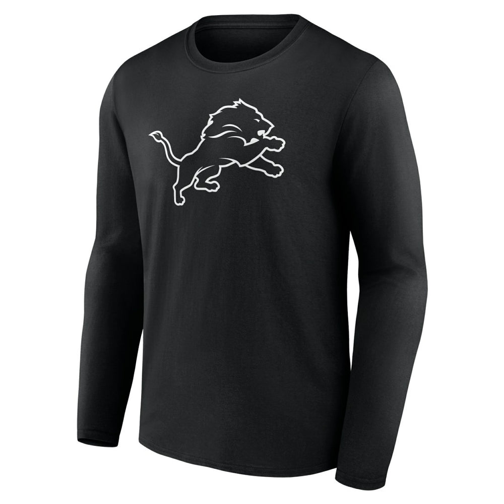 Detroit Lions Personalized Name & Number Monochrome Long Sleeve T-Shirt | NFL On sale