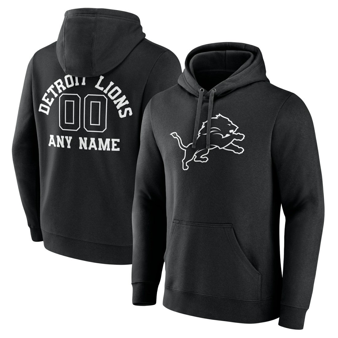 Detroit Lions Personalized Name & Number Pullover Hoodie | NFL Online