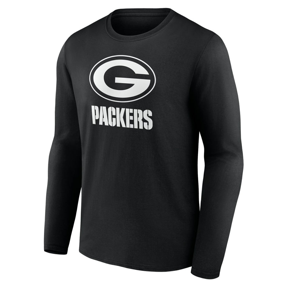Green Bay Packers Personalized Name & Number Monochrome Long Sleeve T-Shirt | NFL Outlet
