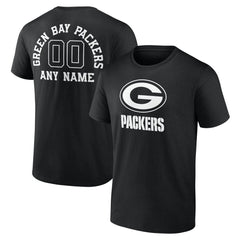 Green Bay Packers Personalized Name & Number Monochrome T-Shirt | NFL Outlet
