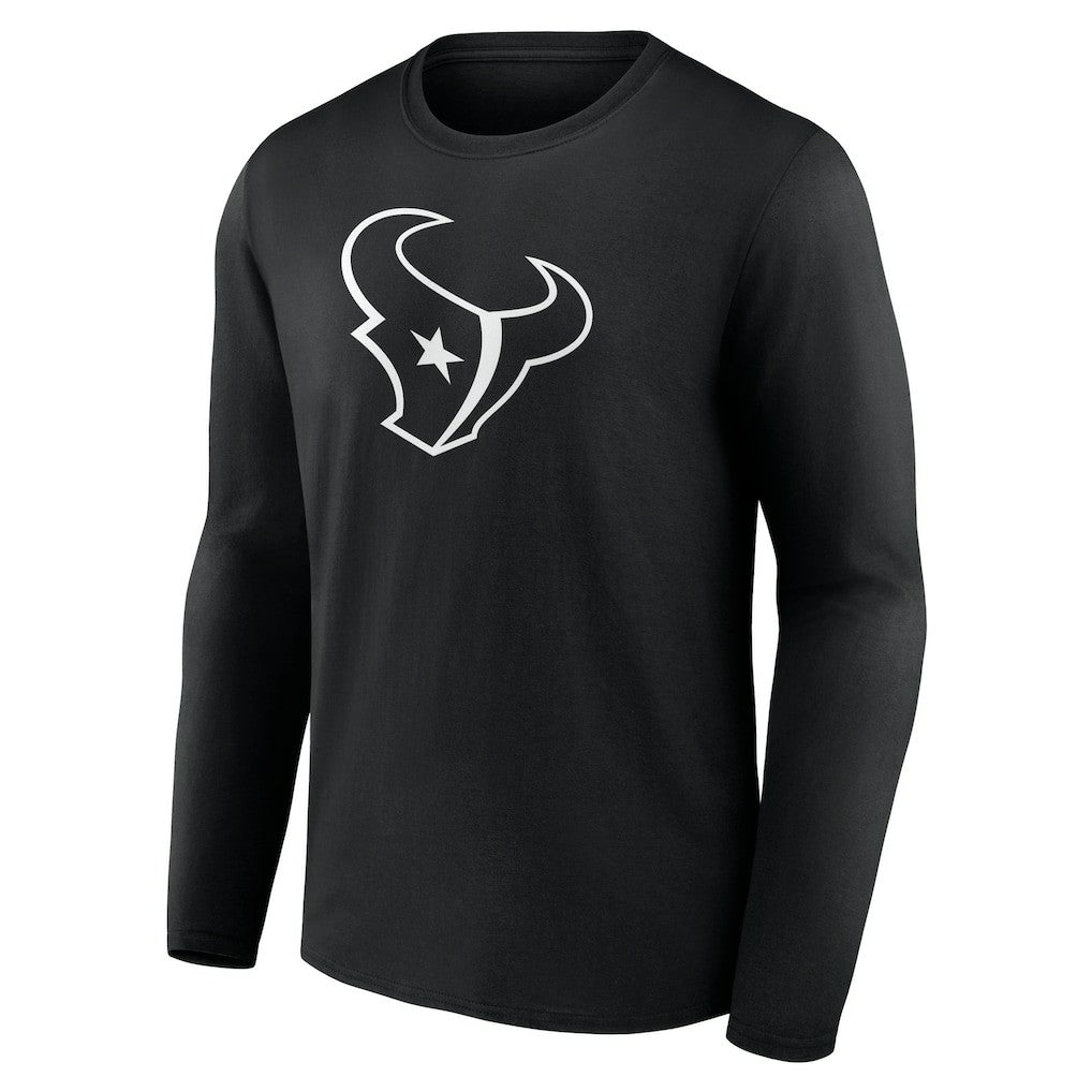 Houston Texans Personalized Name & Number Monochrome Long Sleeve T-Shirt | NFL US